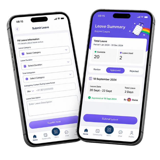 Leave Management Mockup