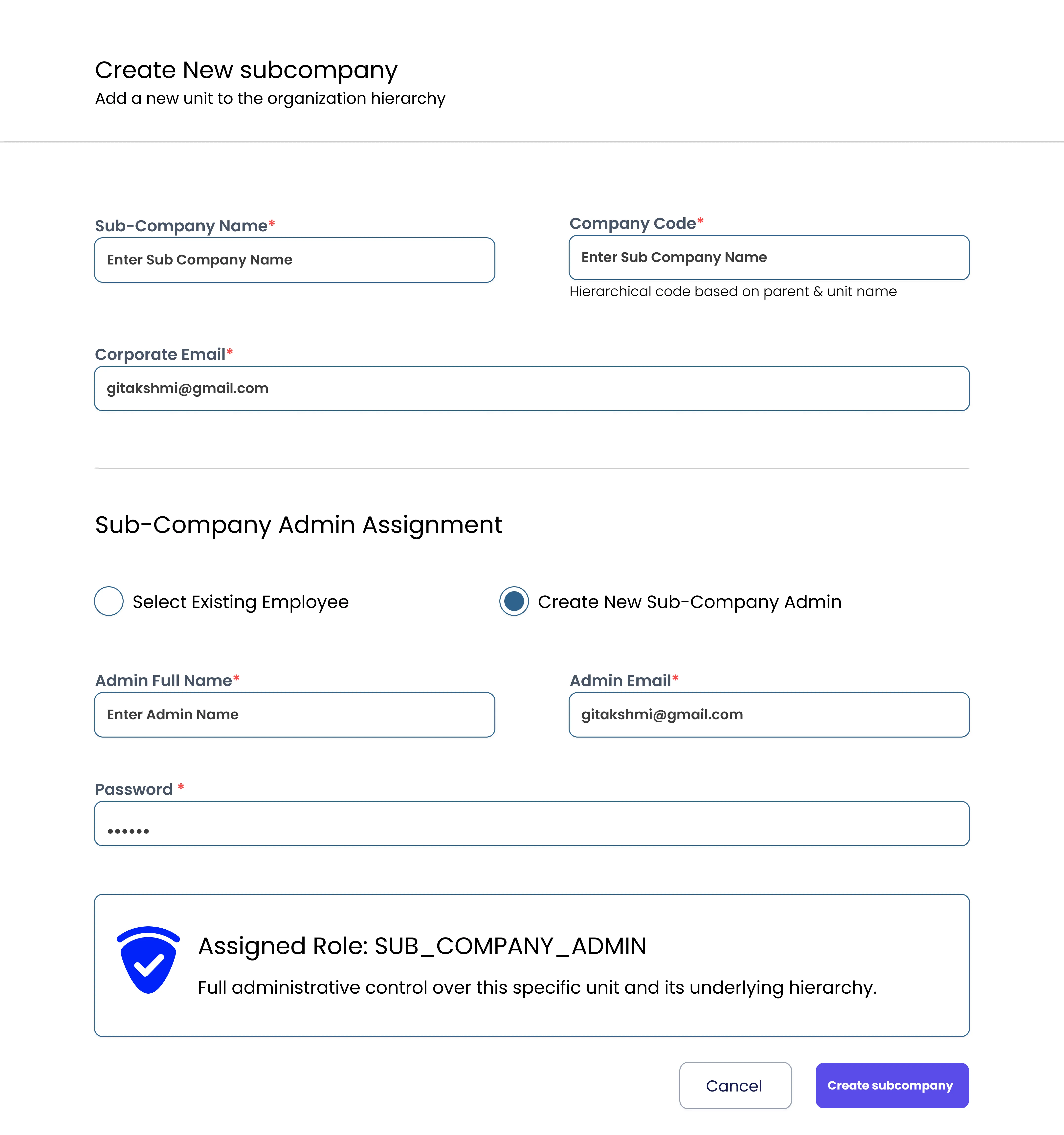 Sub-Companies