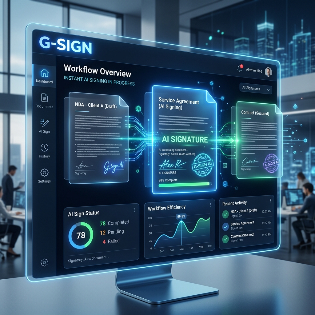 G-Sign AI Workflow Concept